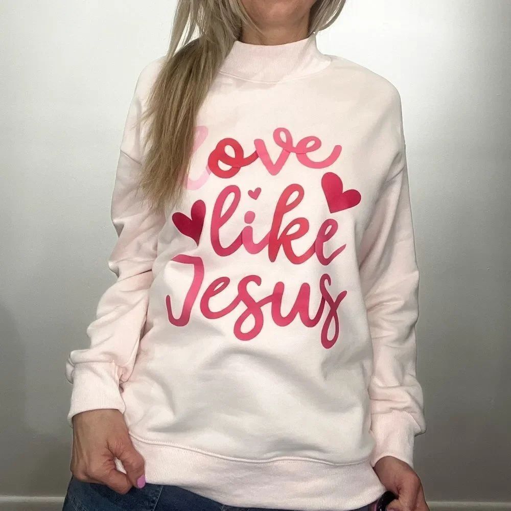 Blush & Bliss “Love Like Jesus” Sweatshirt